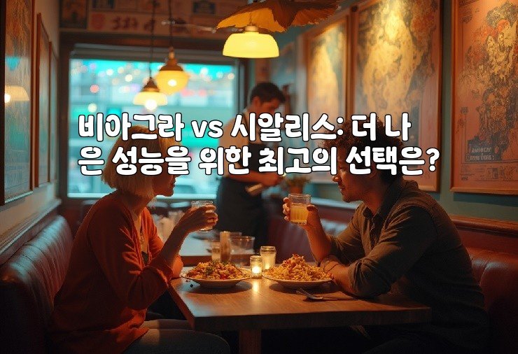 비아그라 vs 시알리스: 더 나은 성능을 위한 최고의 선택은?
