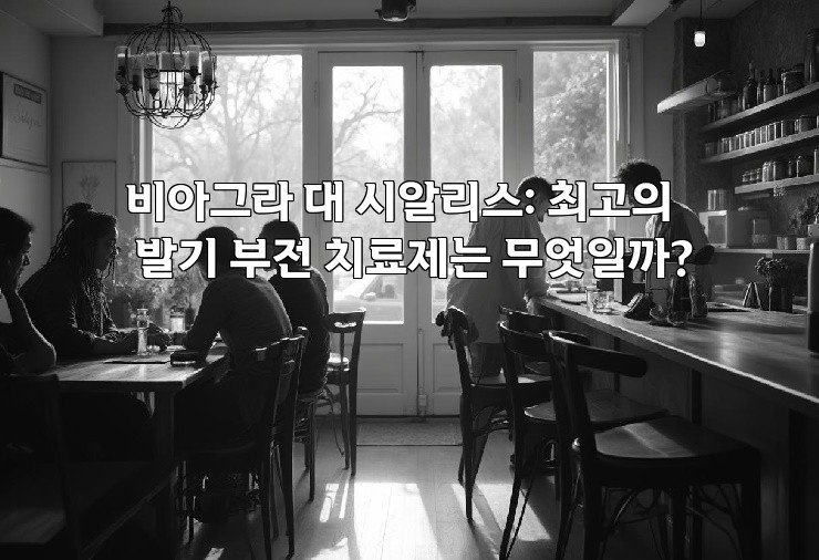 비아그라 대 시알리스: 최고의 발기 부전 치료제는 무엇일까?