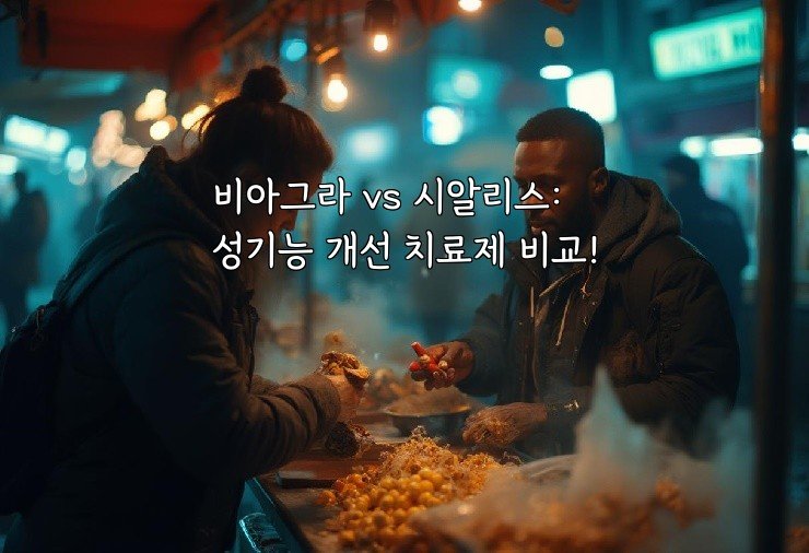 비아그라 vs 시알리스: 성기능 개선 치료제 비교!