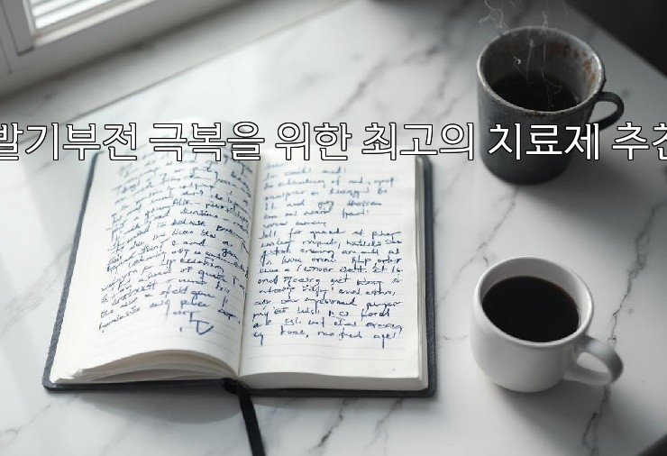 발기부전 극복을 위한 최고의 치료제 추천